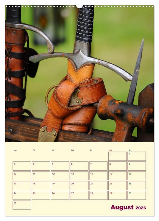 Produktbild: Spektakulum - Mittelalterliches Kalendarium (hochwertiger Premium Wandkalender 2026 DIN A2 hoch), Kunstdruck in Hochglanz