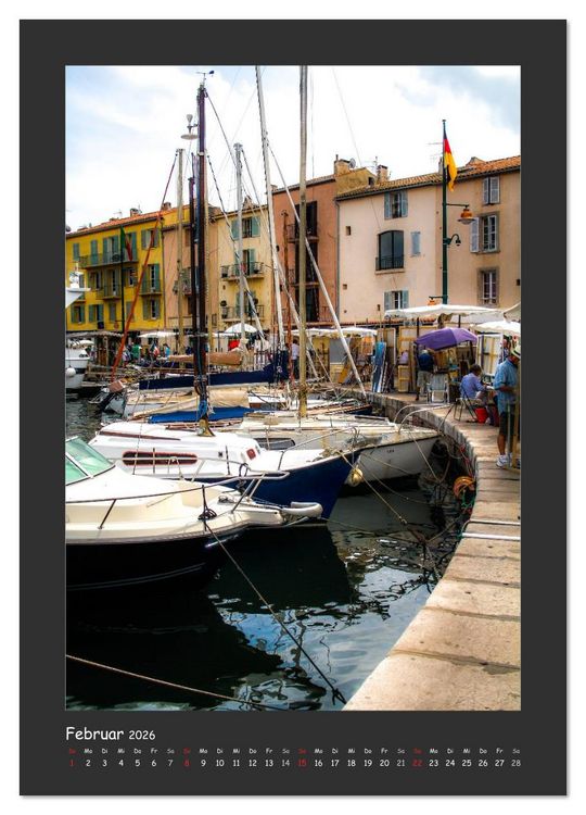 Produktbild: Saint Tropez (Wandkalender 2026 DIN A2 hoch), CALVENDO Monatskalender