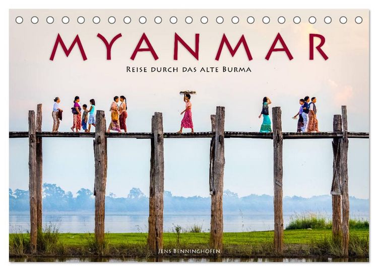 Produktbild: Myanmar - Reise durch das alte Burma (Tischkalender 2026 DIN A5 quer), CALVENDO Monatskalender