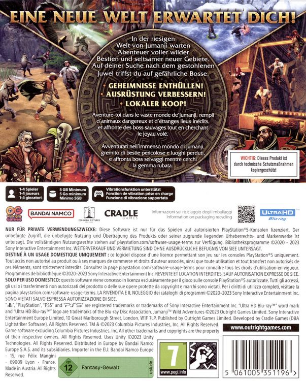 Produktbild: Jumanji - Wild Adventures