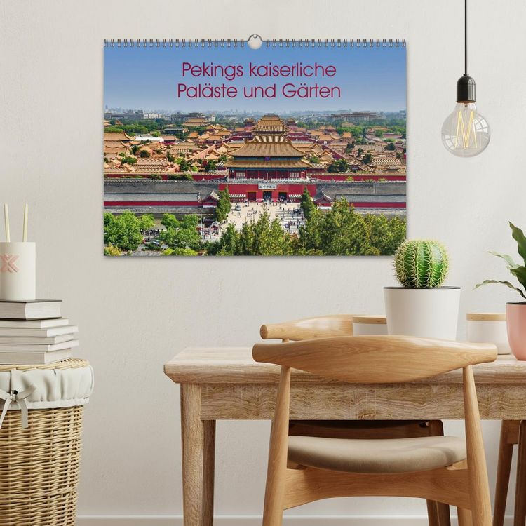 Produktbild: Pekings kaiserliche Pal&auml;ste und G&auml;rten (Wandkalender 2026 DIN A3 quer), CALVENDO Monatskalender