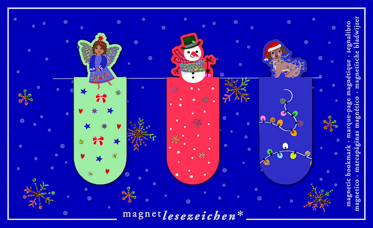 Produktbild: Magnetlesezeichen Weihnachtszauber