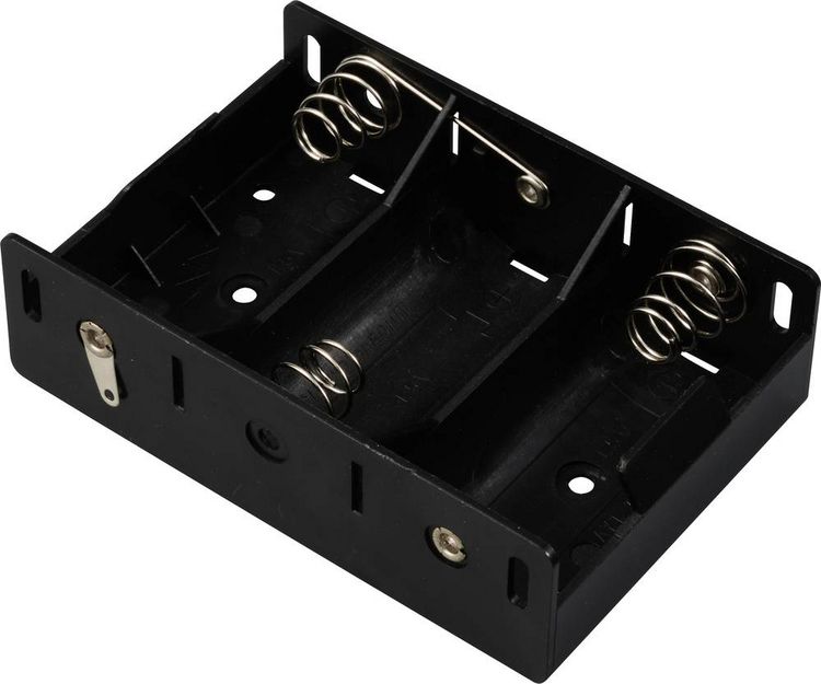 Produktbild: TRU COMPONENTS TC-13220480 Batteriehalter 3x Mono (D) L&ouml;tanschluss (L x B x H) 105 x 72 x 31 mm