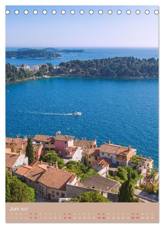 Produktbild: Facetten Kroatiens. K&uuml;sten, Inseln und Natur (Tischkalender 2027 DIN A5 hoch), CALVENDO Monatskalender