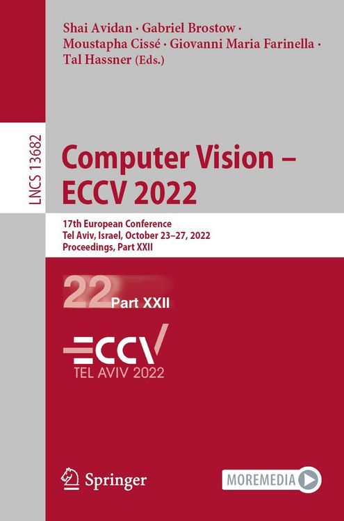 Produktbild: Computer Vision - ECCV 2022