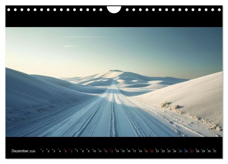 Produktbild: Puristische Landschaften (Wandkalender 2026 DIN A4 quer), CALVENDO Monatskalender