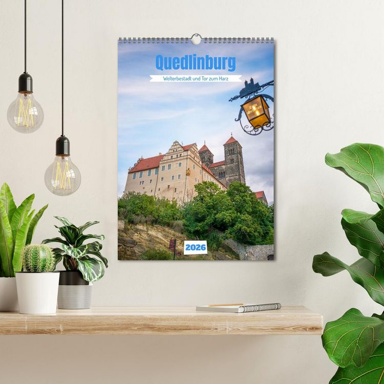 Produktbild: Quedlinburg - Welterbestadt und Tor zum Harz (Wandkalender 2026 DIN A3 hoch), CALVENDO Monatskalender