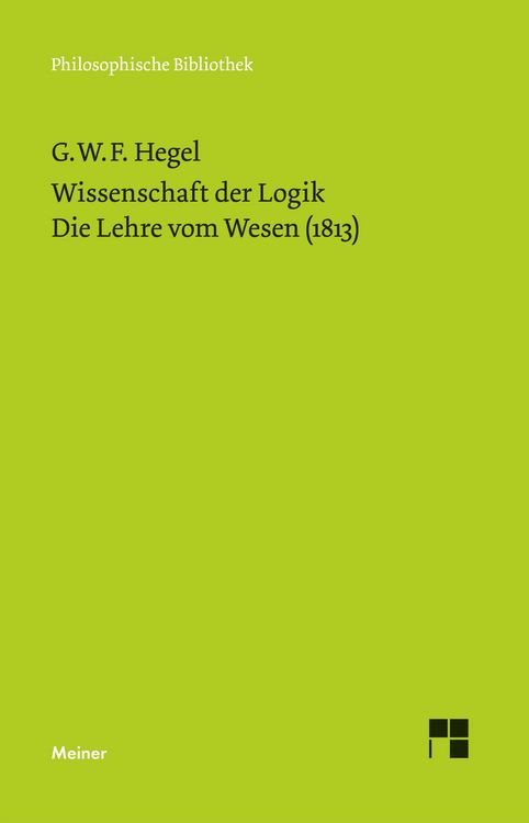 Produktbild: Wissenschaft der Logik. Erster Band. Die objektive Logik. Zweites Buch