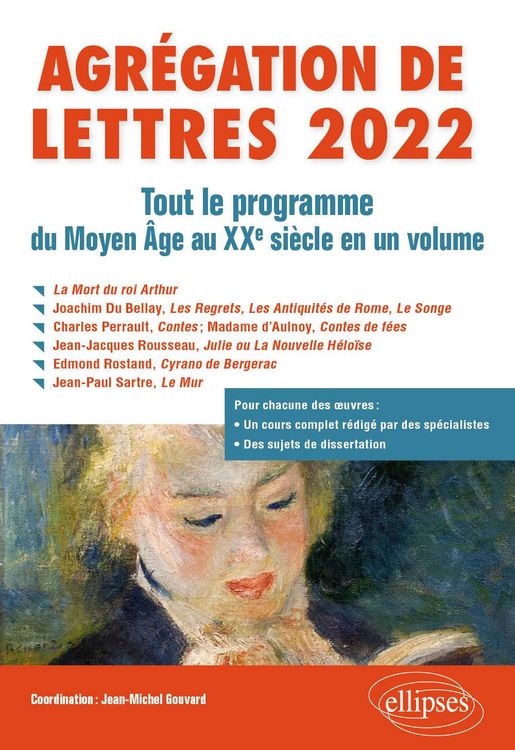 Produktbild: Agr&eacute;gation de Lettres 2022. Tout le programme du Moyen Age au XXe si&egrave;cle en un volume