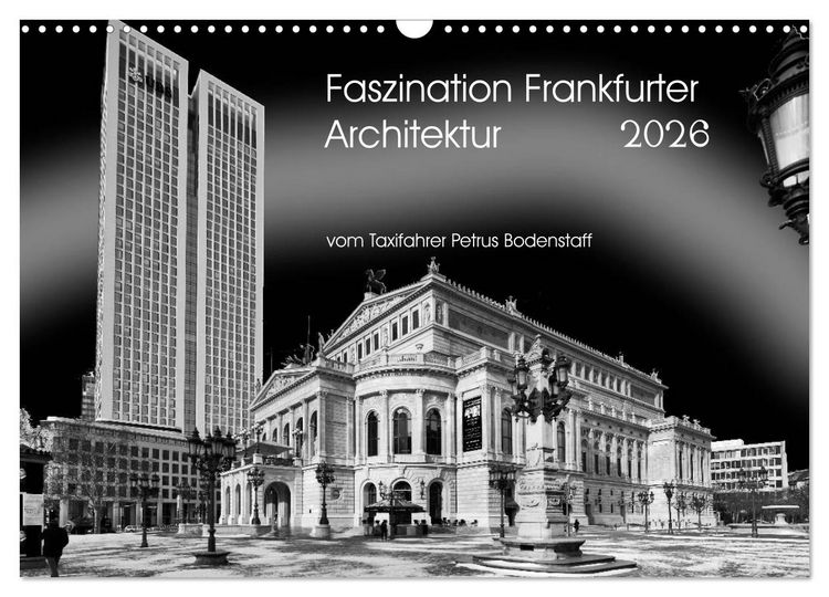 Produktbild: Faszination Frankfurter Architektur (Wandkalender 2026 DIN A3 quer), CALVENDO Monatskalender