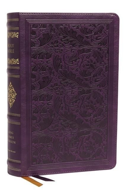 Produktbild: Kjv, Sovereign Collection Bible, Personal Size, Leathersoft, Purple, Red Letter Edition, Comfort Print