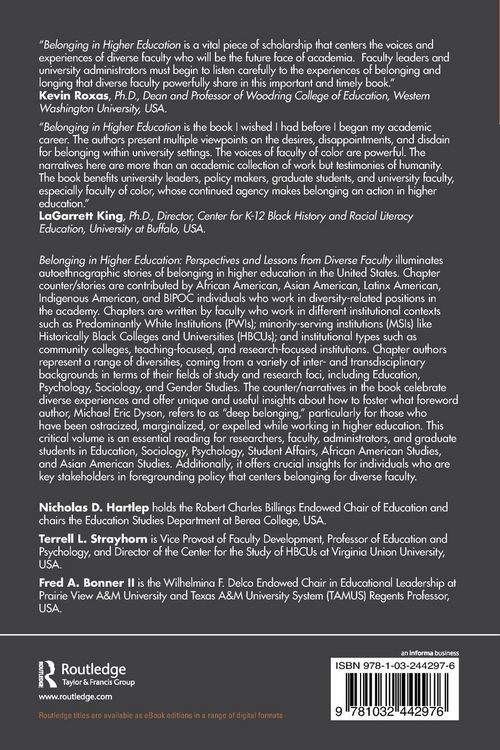 Produktbild: Belonging in Higher Education
