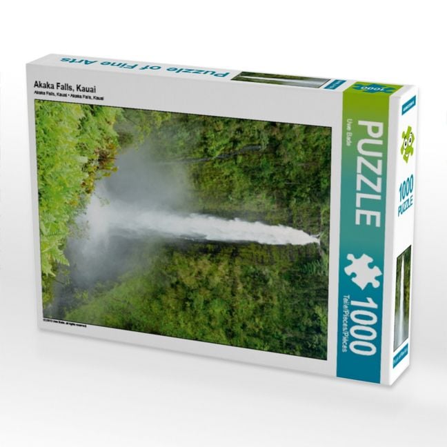 Produktbild: CALVENDO Puzzle Akaka Falls, Kauai | 1000 Teile Lege-Gr&ouml;&szlig;e 64x48cm Foto-Puzzle f&uuml;r gl&uuml;ckliche Stunden