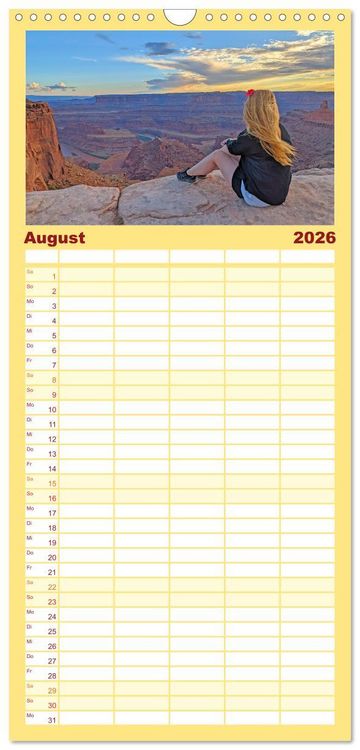 Produktbild: Familienplaner 2026 - USA - National und State Parks im Nordwesten mit 5 Spalten (Wandkalender, 21 x 45 cm) CALVENDO