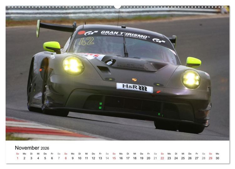 Produktbild: VLN Langstrecken Meisterschaft (Wandkalender 2026 DIN A2 quer), CALVENDO Monatskalender