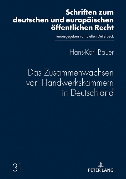 Produktbild: Das Zusammenwachsen von Handwerkskammern in Deutschland