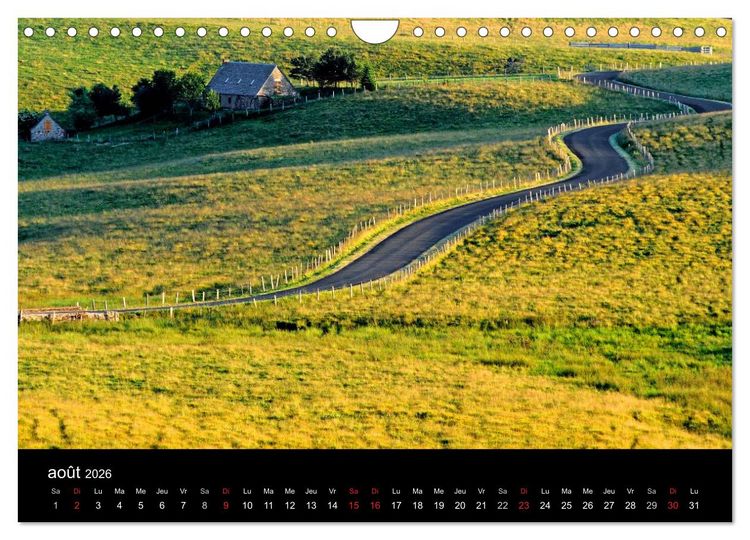 Produktbild: AUBRAC (Calendrier mural 2026 DIN A4 vertical), CALVENDO calendrier mensuel