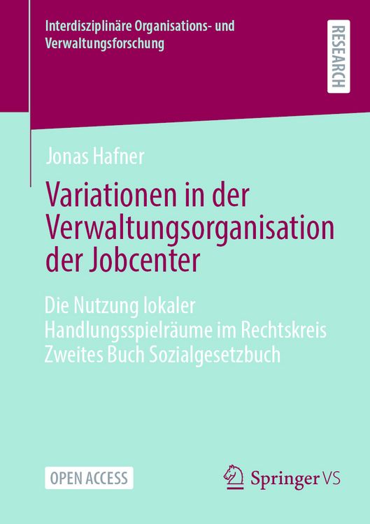 Produktbild: Variationen in der Verwaltungsorganisation der Jobcenter