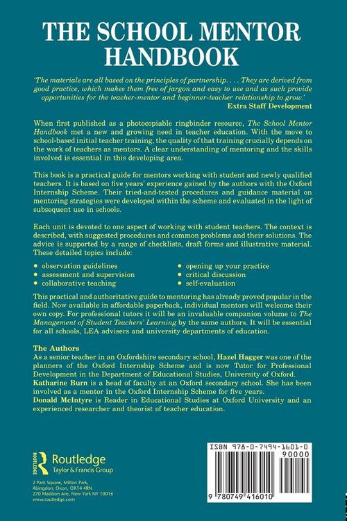 Produktbild: The School Mentor Handbook