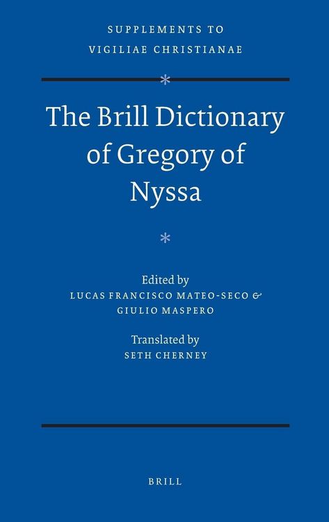 Produktbild: The Brill Dictionary of Gregory of Nyssa