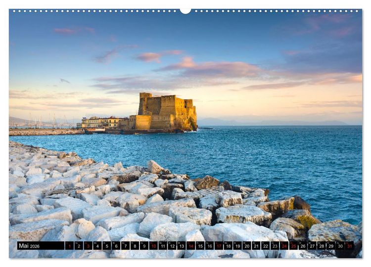 Produktbild: Neapel 2026 (Wandkalender 2026 DIN A2 quer), CALVENDO Monatskalender