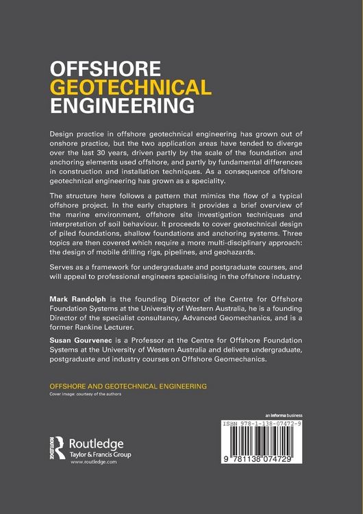 Produktbild: Offshore Geotechnical Engineering