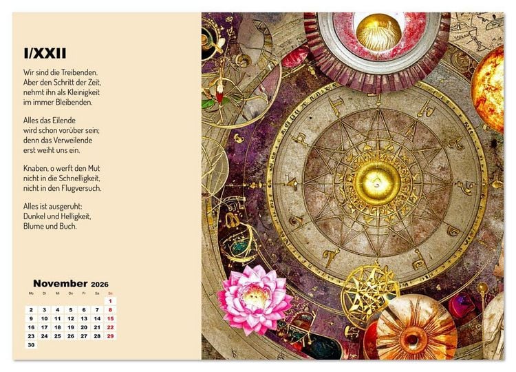 Produktbild: Orpheus' Leier (Wandkalender 2026 DIN A2 quer), CALVENDO Monatskalender