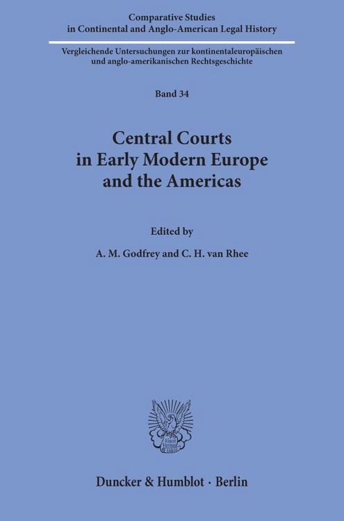 Produktbild: Central Courts in Early Modern Europe and the Americas.