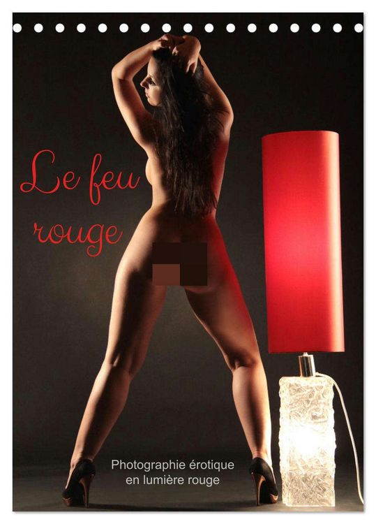 Produktbild: Le feu rouge (Calendrier de bureau 2026 DIN A5 horizontal), CALVENDO calendrier mensuel