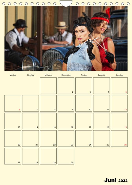 Produktbild: Die 20er Jahre. Gangster, Frauen und Kanonen (Wandkalender 2022 DIN A4 hoch)