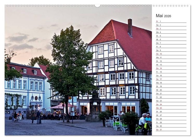 Produktbild: Hansestadt Soest (hochwertiger Premium Wandkalender 2026 DIN A2 quer), Kunstdruck in Hochglanz