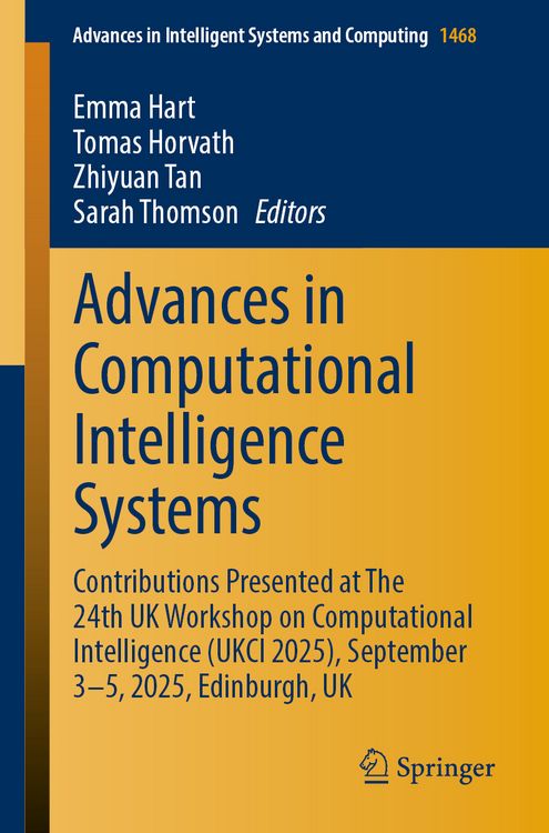 Produktbild: Advances in Computational Intelligence Systems