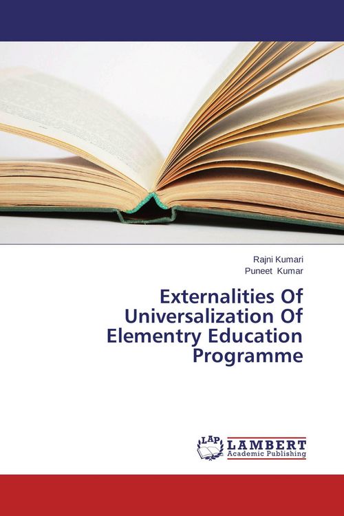 Produktbild: Externalities Of Universalization Of Elementry Education Programme