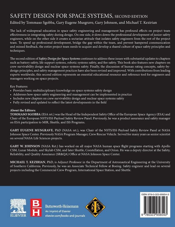 Produktbild: Safety Design for Space Systems