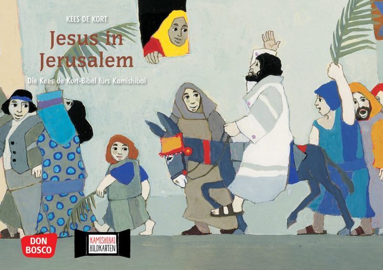 Produktbild: Jesus in Jerusalem. Kamishibai Bildkartenset