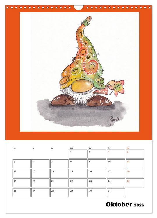 Produktbild: WichtelParade (Wandkalender 2026 DIN A3 hoch), CALVENDO Monatskalender