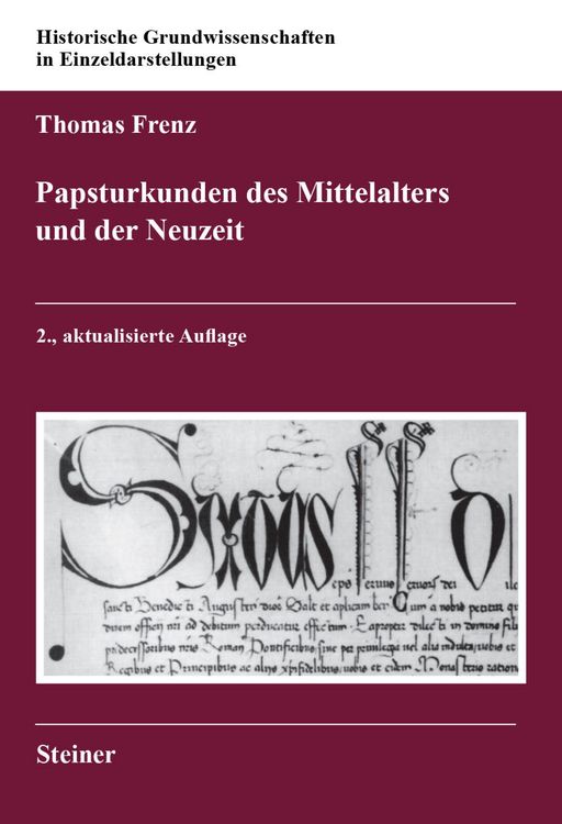 Produktbild: Papsturkunden des Mittelalters und der Neuzeit