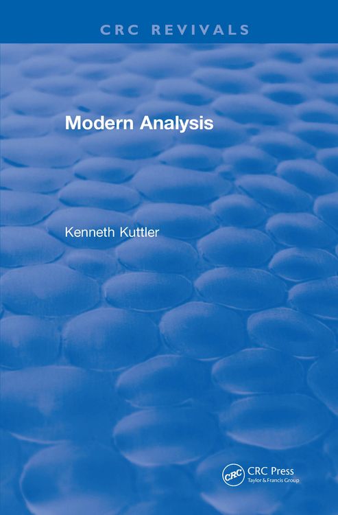 Produktbild: Modern Analysis (1997)