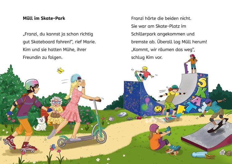Die drei !!!, Bücherhelden 2. Klasse, Ein Fall im Skate-Park