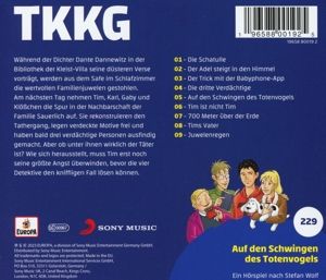 Produktbild: TKKG 229: Auf den Schwingen des Totenvogels