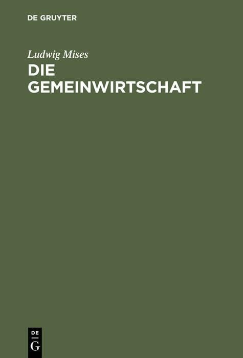 Produktbild: Die Gemeinwirtschaft