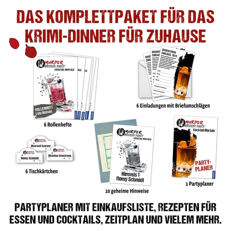 Produktbild: Murder Mystery Party Cocktail Mortale
