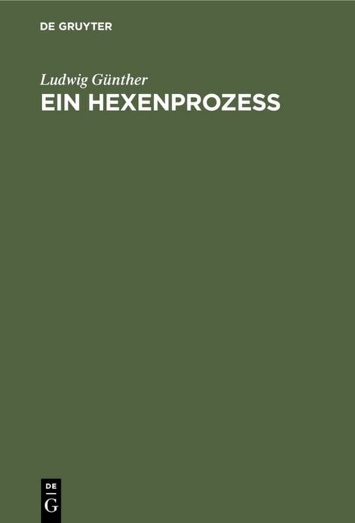 Produktbild: Ein Hexenproze&szlig;