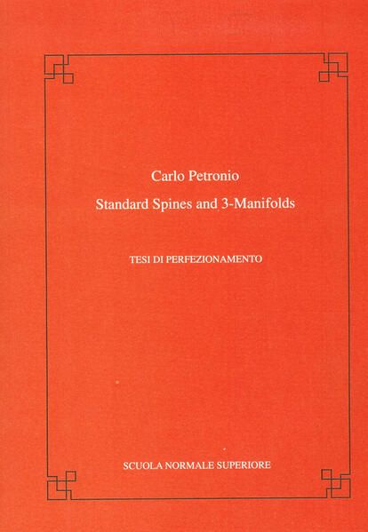 Produktbild: Standard spines and 3-manifolds