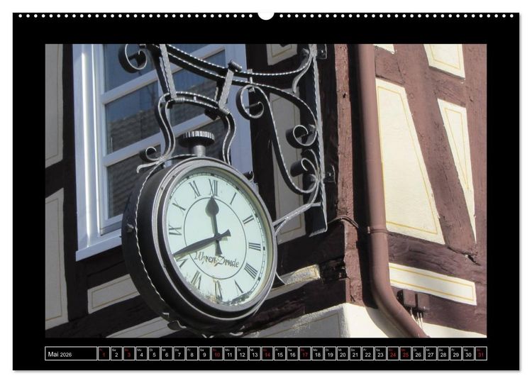 Produktbild: Zeit-Anzeige (Wandkalender 2026 DIN A2 quer), CALVENDO Monatskalender