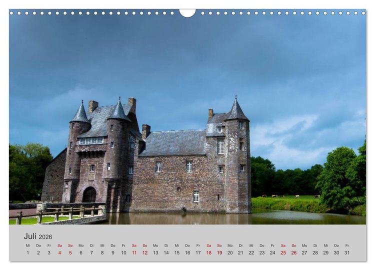 Produktbild: Die Sch&ouml;nheit der Bretagne (Wandkalender 2026 DIN A3 quer), CALVENDO Monatskalender