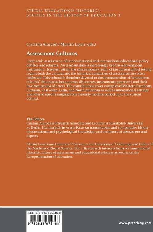 Produktbild: Assessment Cultures