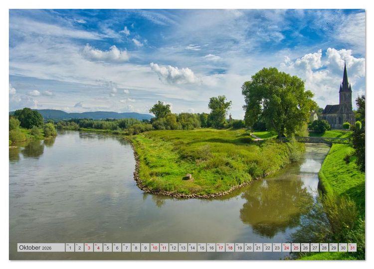 Produktbild: Streifzug durch das Weserbergland (Wandkalender 2026 DIN A3 quer), CALVENDO Monatskalender