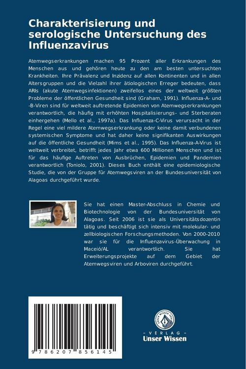 Produktbild: Charakterisierung und serologische Untersuchung des Influenzavirus