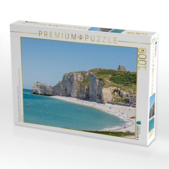 Produktbild: CALVENDO Puzzle Ein Motiv aus dem Kalender Normandie - Wo Natur auf Kultur trifft | 1000 Teile Lege-Gr&ouml;&szlig;e 64x48cm Foto-Puzzle f&uuml;r gl&uuml;ckliche Stunden